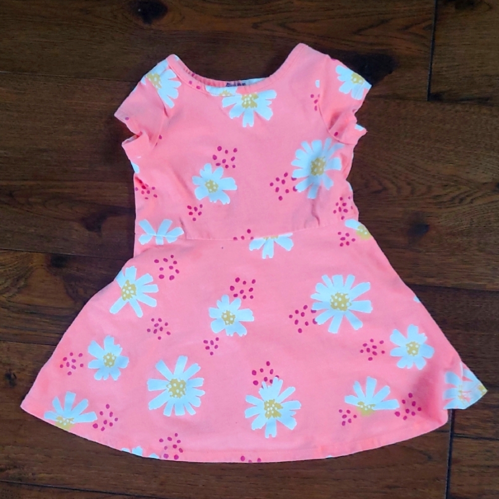 3 For $12 💚 Bright Coral Toddler Dress